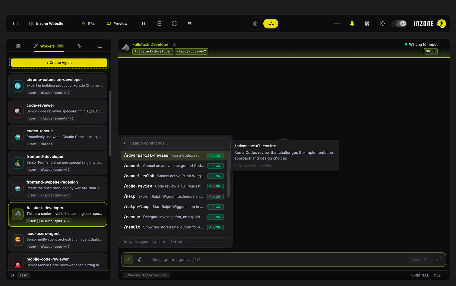 Every Command, Picker-Ready.