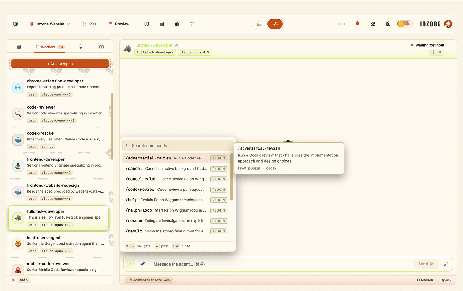 Every Command, Picker-Ready.