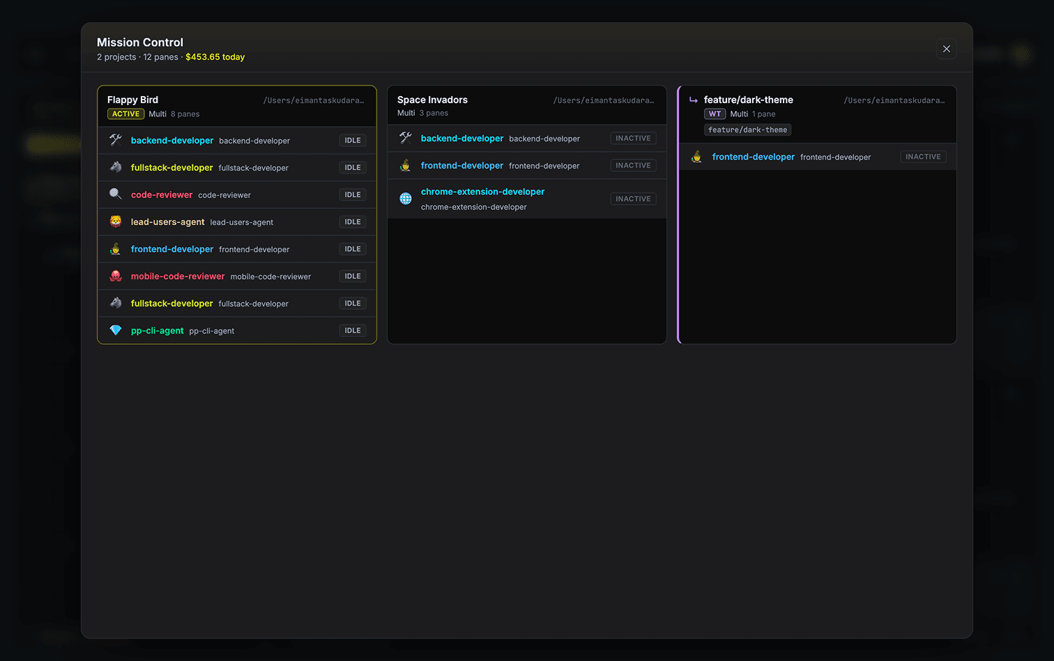 Every Project. One Glance.